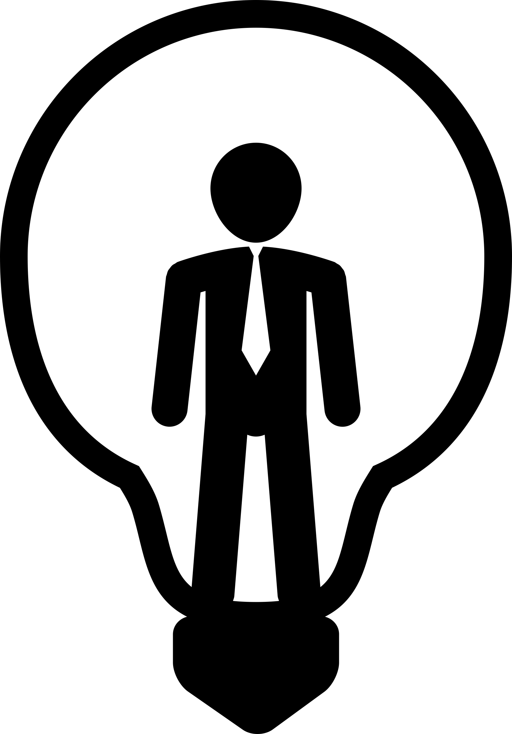 Businessman Standing Inside A Light Bulb Laser Cut Svg File Free Vectors